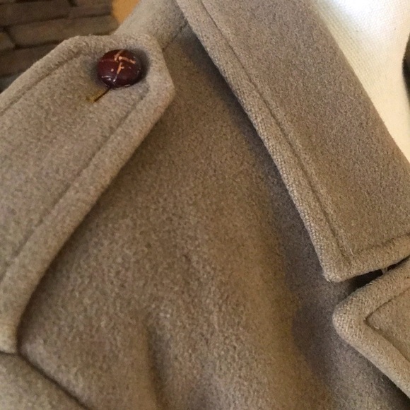 Vintage Wool Teller Coat Hungary Made 41 L - Picture 6 of 13